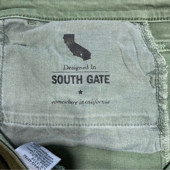 AG Adriano Goldschmied The Isabelle Button Up High Rise Straight Crop Jeans S29R - Picture 8 of 9